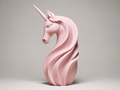 Moderne Einhorn-Skulptur – Magische Fantasy-Deko FehnFactory