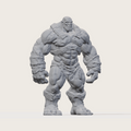 Fantasy-Koloss – freistehende Kriegerfigur mit wuchtigem Brustharnisch FehnFactory