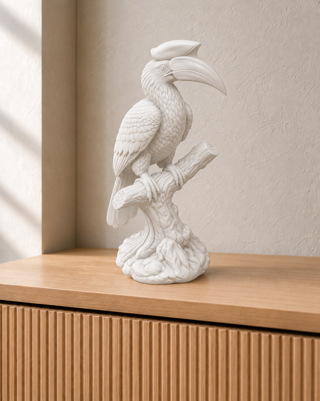 Nashornvogel – 01 weiss