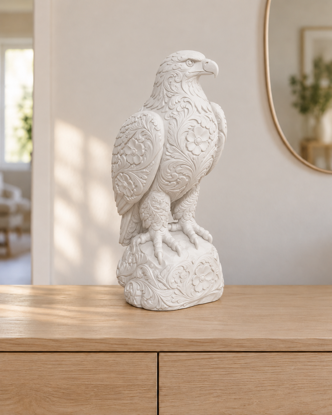 Weißkopfseeadler sitzend – 01 weiss