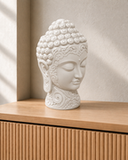 Buddha-Kopf – 01 weiss