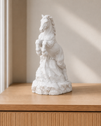 Pferd steigend – Pferdefigur – 01 weiss