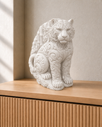 Tiger im Bambus – 01 weiss