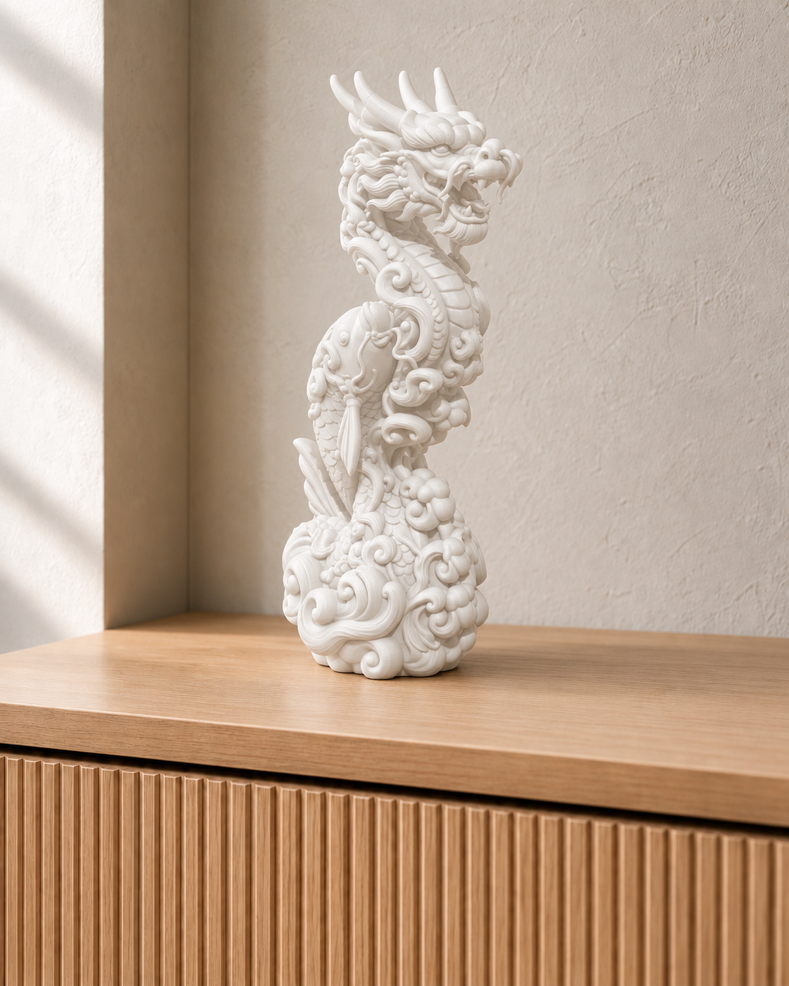 Koi-Drache – 01 weiss