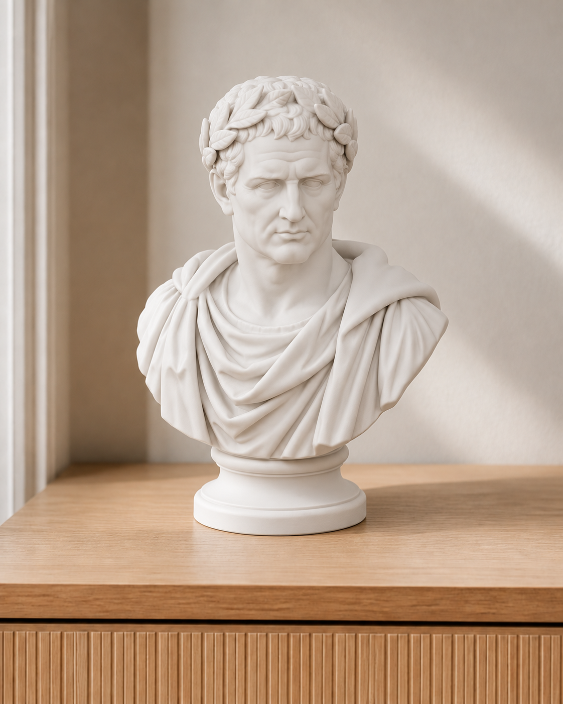 Caesar – römische Büste – 01 weiss