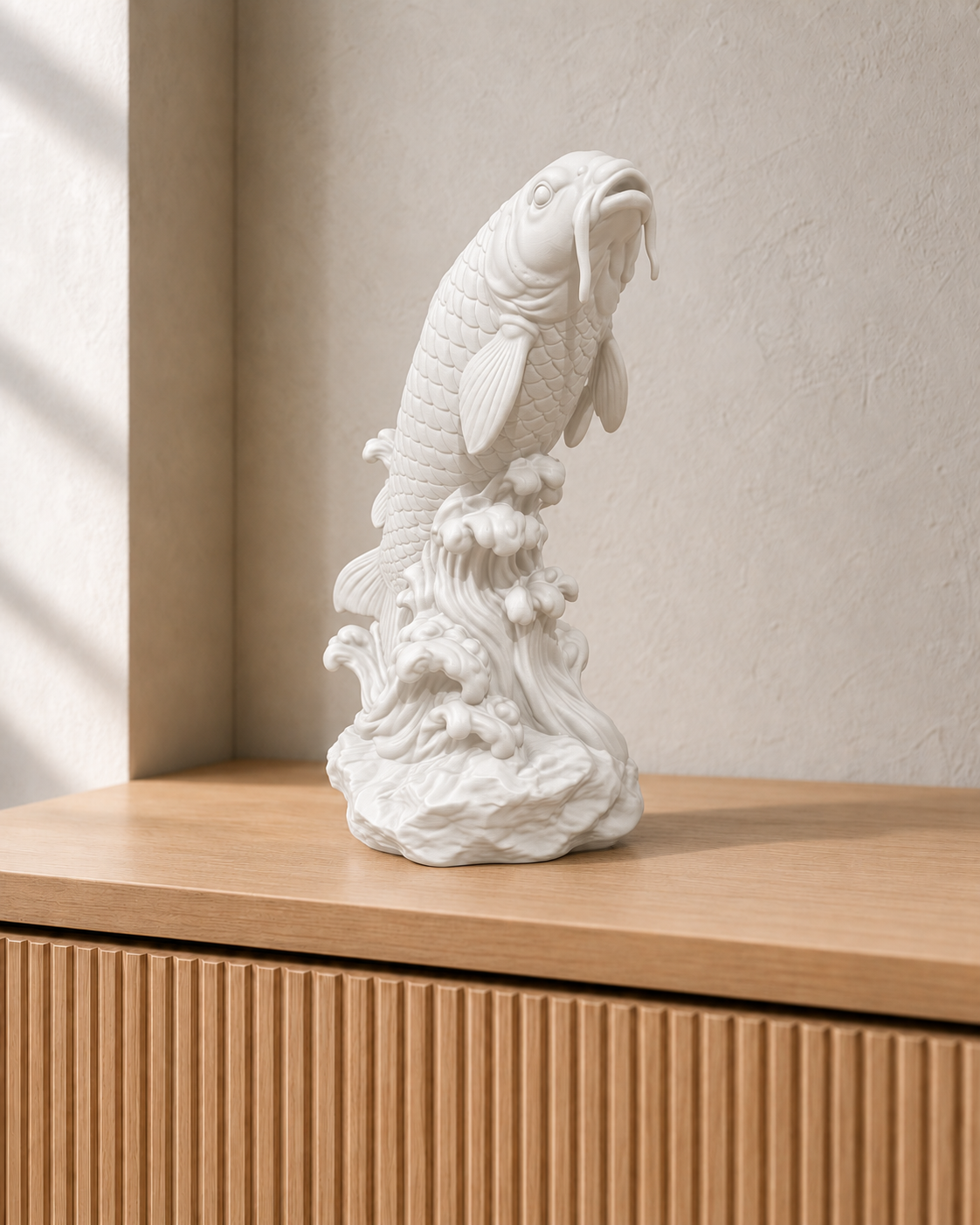 Koi-Karpfen – 01 weiss