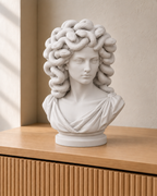 Medusa – antike Büste – 01 weiss
