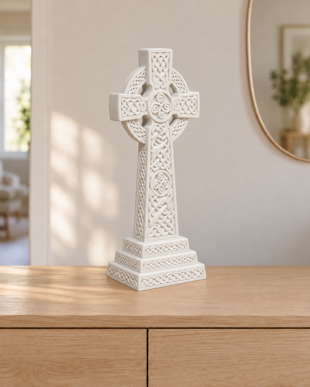 Keltisches Kreuz – 01 weiss