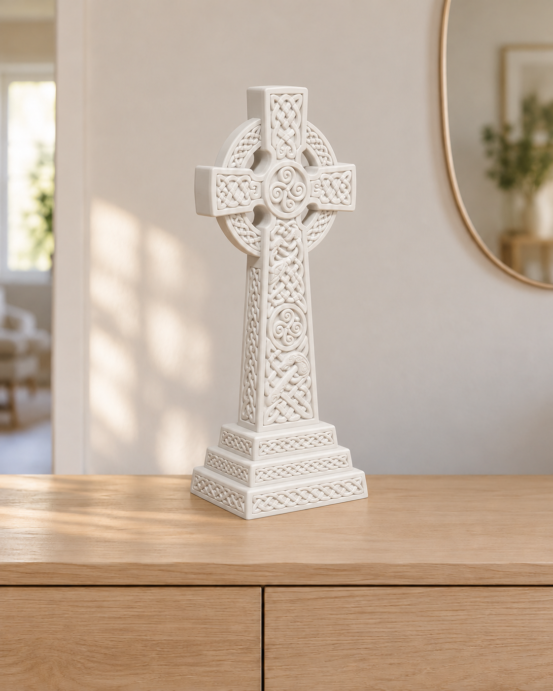 Keltisches Kreuz – 01 weiss