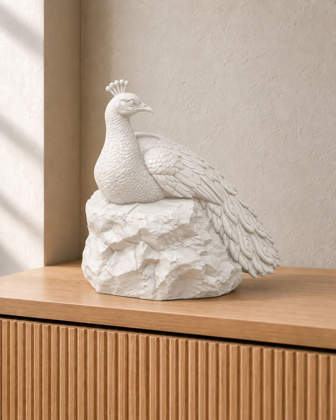 Pfau – 01 weiss
