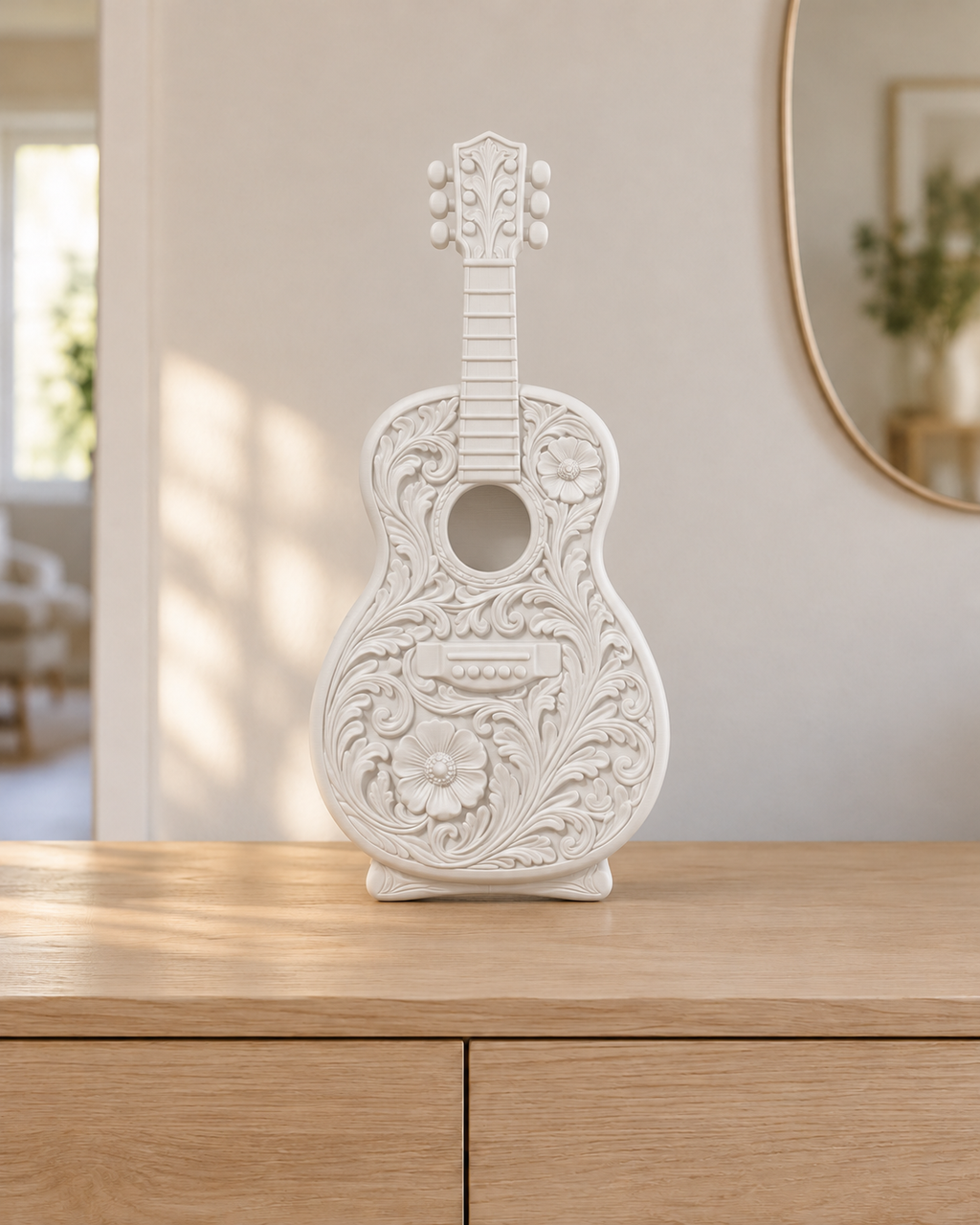 Western-Gitarre – 01 weiss