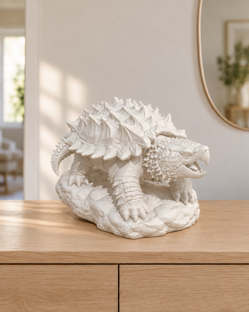 Geierschildkröte – 01 weiss