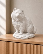 Marderhund Tanuki – 01 weiss