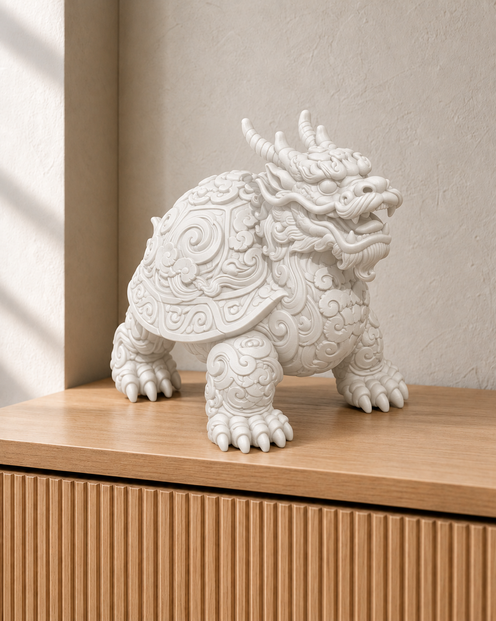 Drachenschildkröte – 01 weiss
