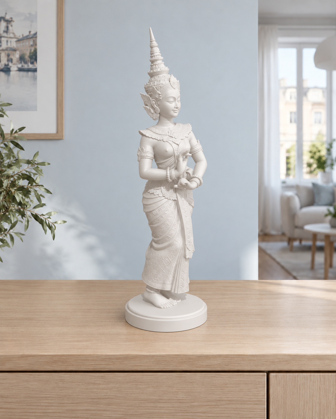 Thai-Tänzerin – 01 weiss
