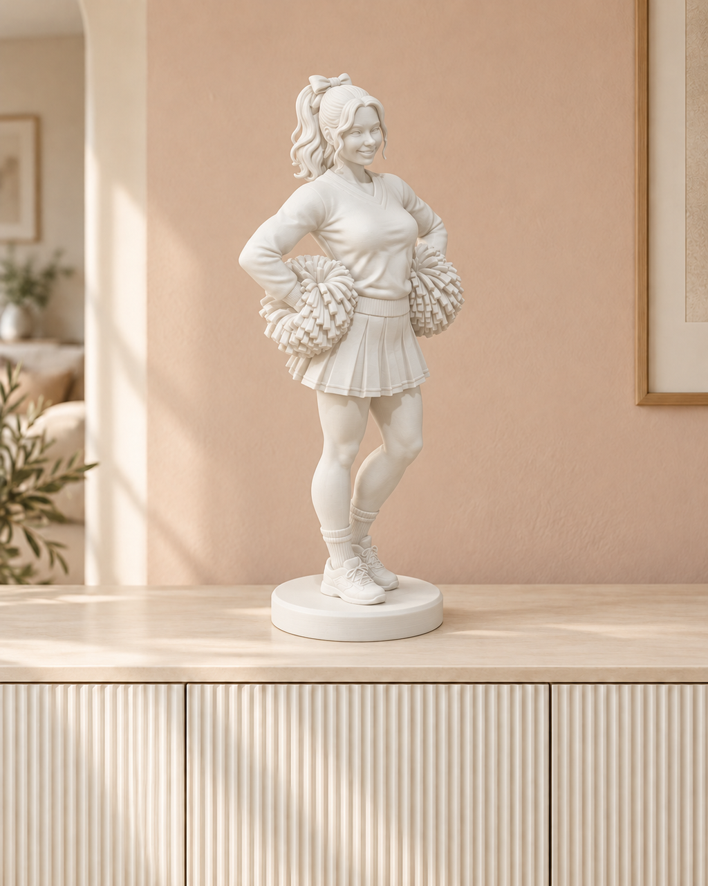 Cheerleaderin – 01 weiss
