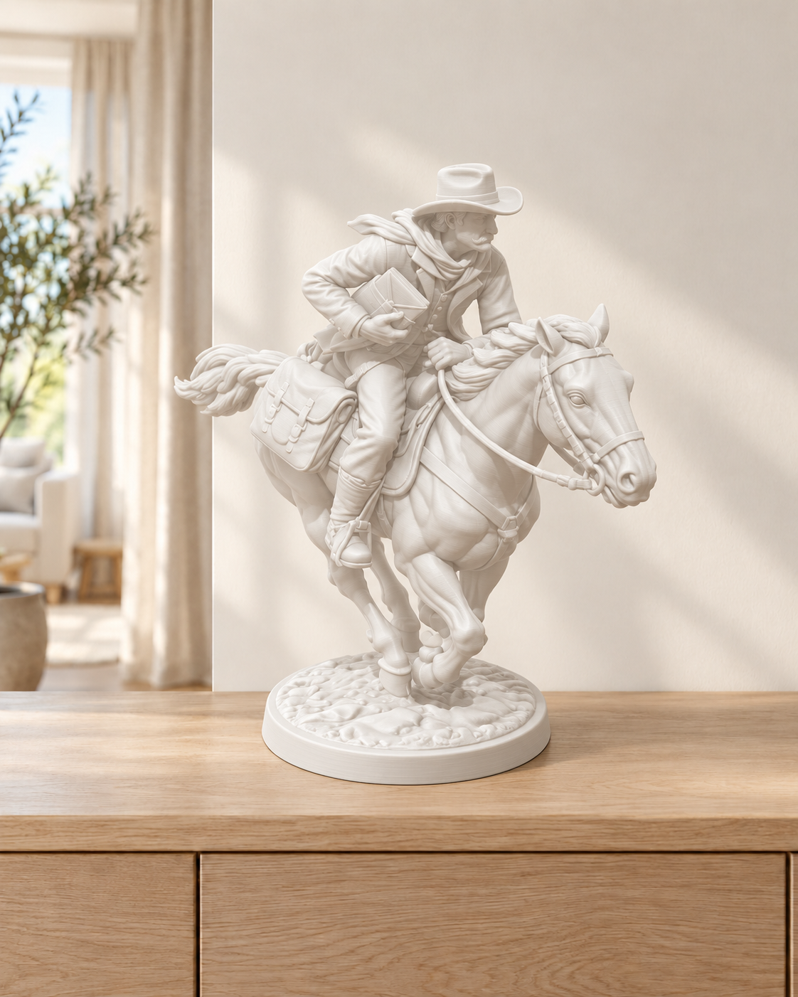 Pony-Express-Reiter – 01 weiss