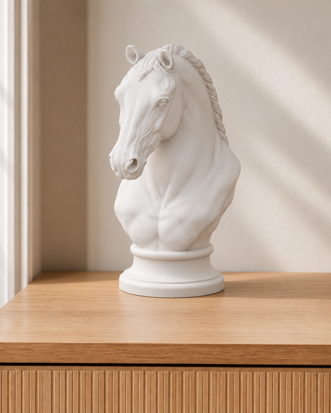 Lipizzaner – Pferdebüste – 01 weiss
