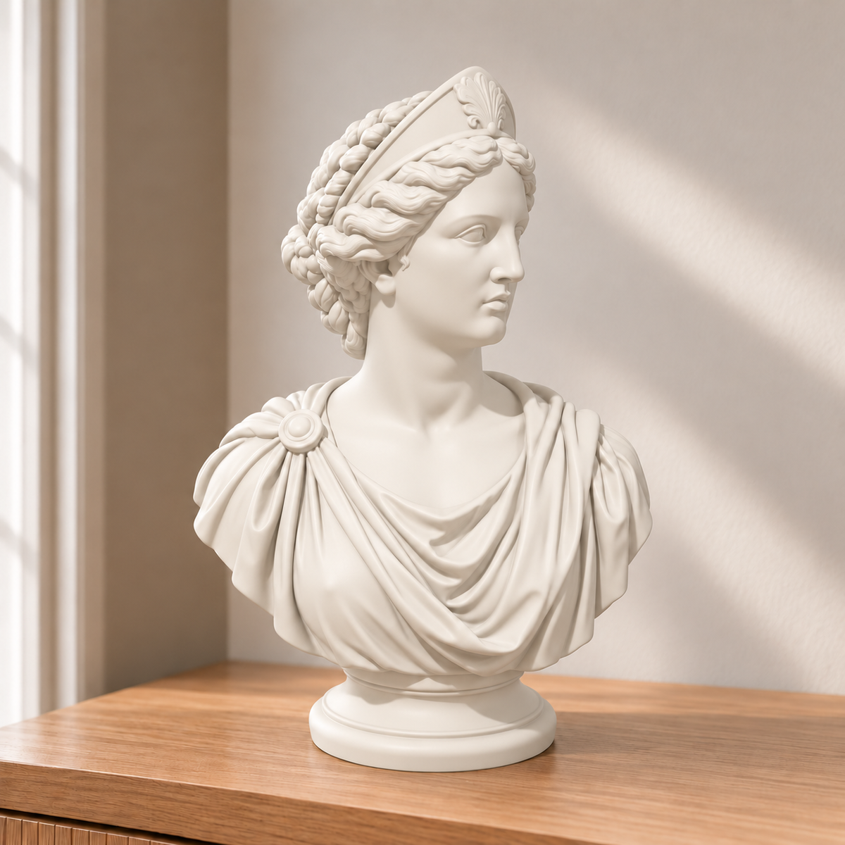 Hera – antike Büste – 01 weiss
