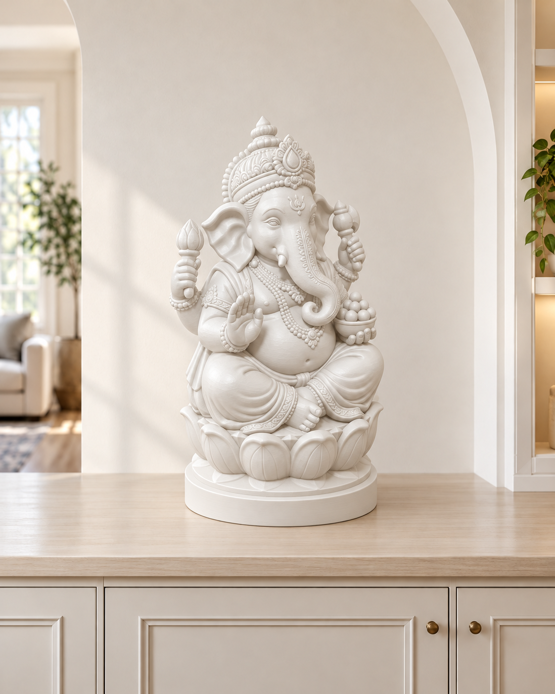 Ganesha – 01 weiss