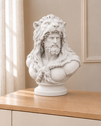 Herakles – antike Büste – 01 weiss