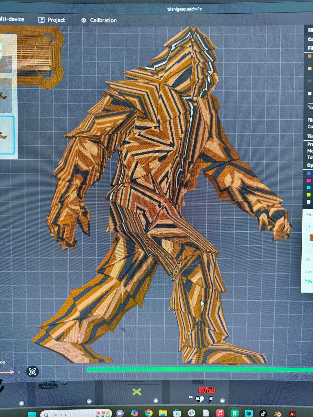 Origami Squatch FehnFactory