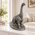 Brachiosaurus Ornament - Silber handbemalt Wohnzimmer
