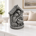 Krippe Ornament - Silber handbemalt Wohnzimmer