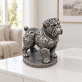 Bullmastiff Ornament - Silber handbemalt Wohnzimmer