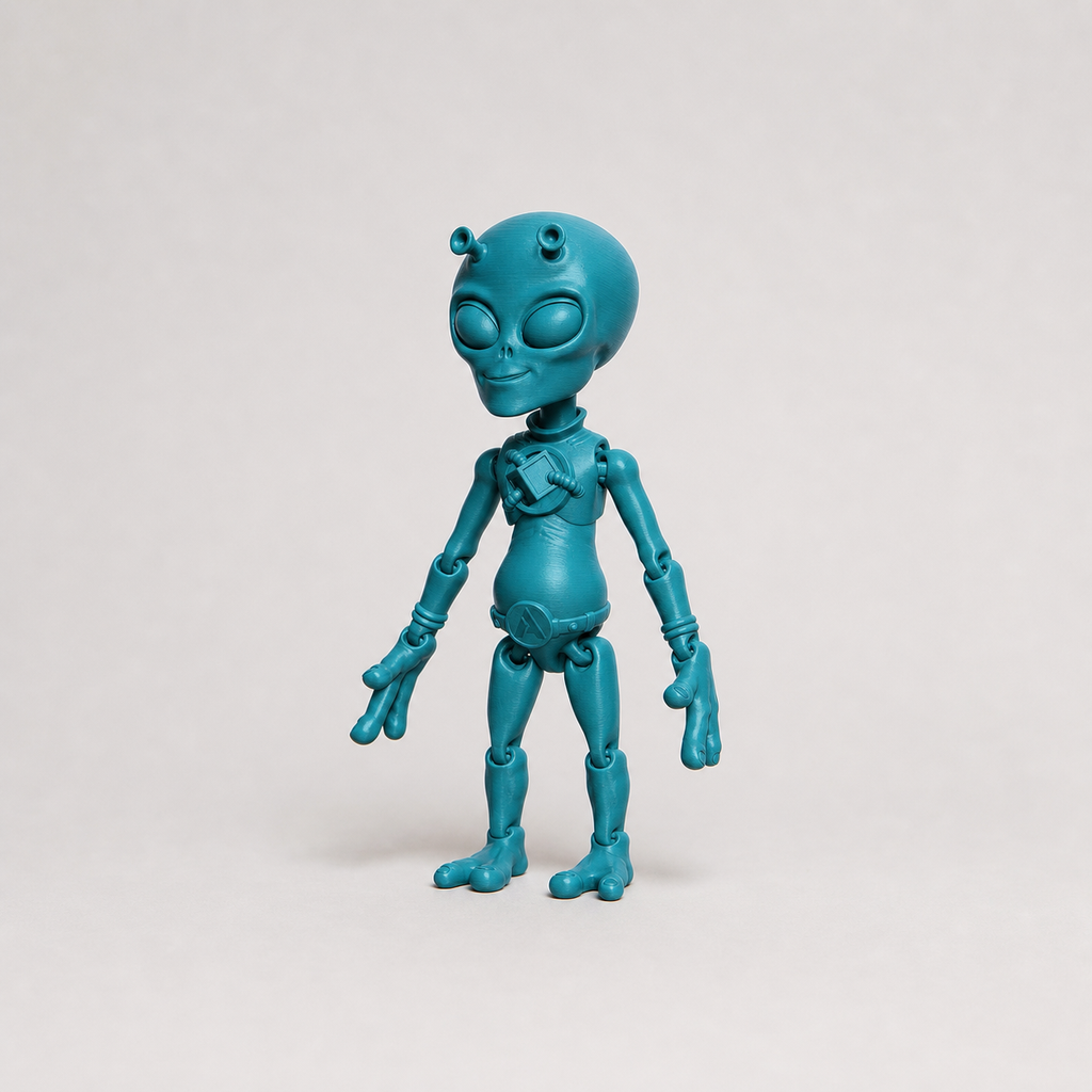 Flexi Alien – bewegliche Sci-Fi Figur mit Brustkern, 23,9 cm FehnFactory