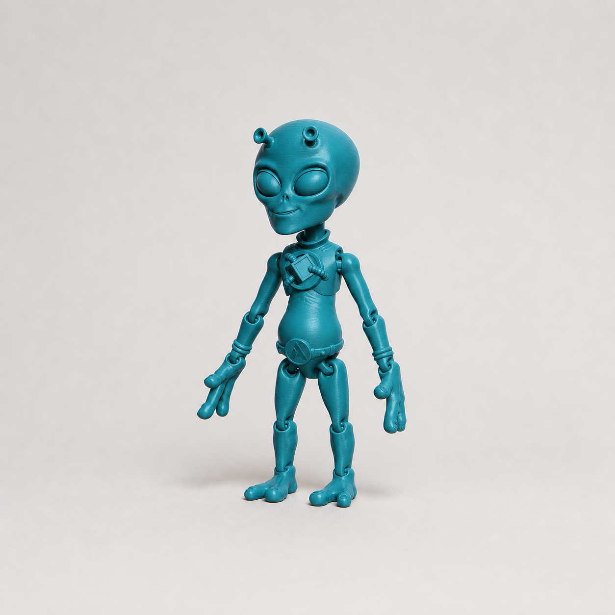 Flexi Alien – bewegliche Sci-Fi Figur mit Brustkern, 23,9 cm FehnFactory