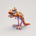 Skelett-Carnotaurus – beweglicher Dino mit Stand, 21,4 cm FehnFactory