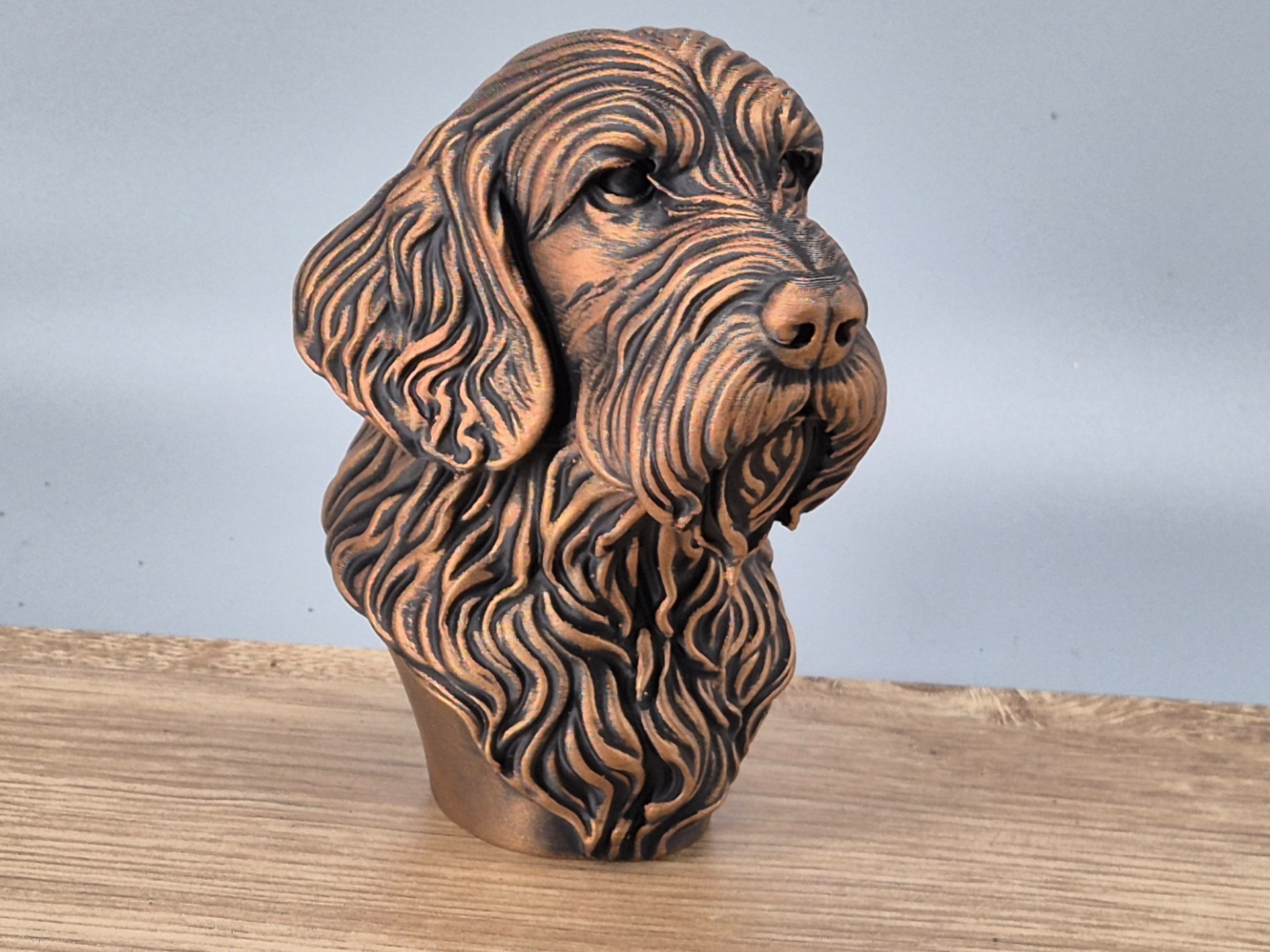 Spinone Italiano Büste / Realistic Italian Spinone Dog Bust – Handbemalt & Detailliert Fehn-factory.de