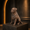 Rottweiler – sitzende Hundefigur mit kräftiger Statur | Geschenk für Hundefans | Made in Germany Fehn-factory.de