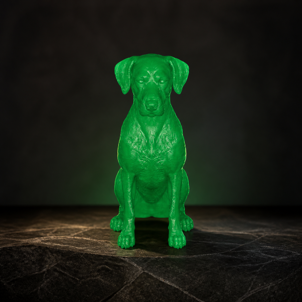 Dalmatiner Hundefigur sitzend – Dalmatian Dog Figurine | Hundedeko für innen | Made in Germany Fehn-factory.de