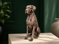 Deutsche Dogge (Great Dane) – detailreiche sitzende Hundefigur | Geschenk für Doggen-Fans | Made in Germany Fehn-factory.de