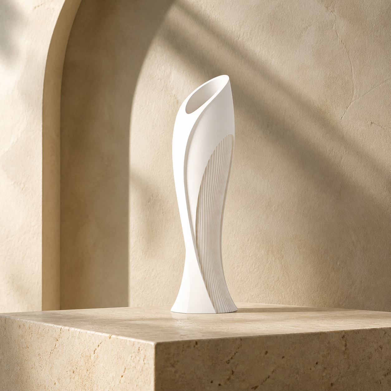 Capsule Vase – Skulpturale Trockenblumenvase FehnFactory