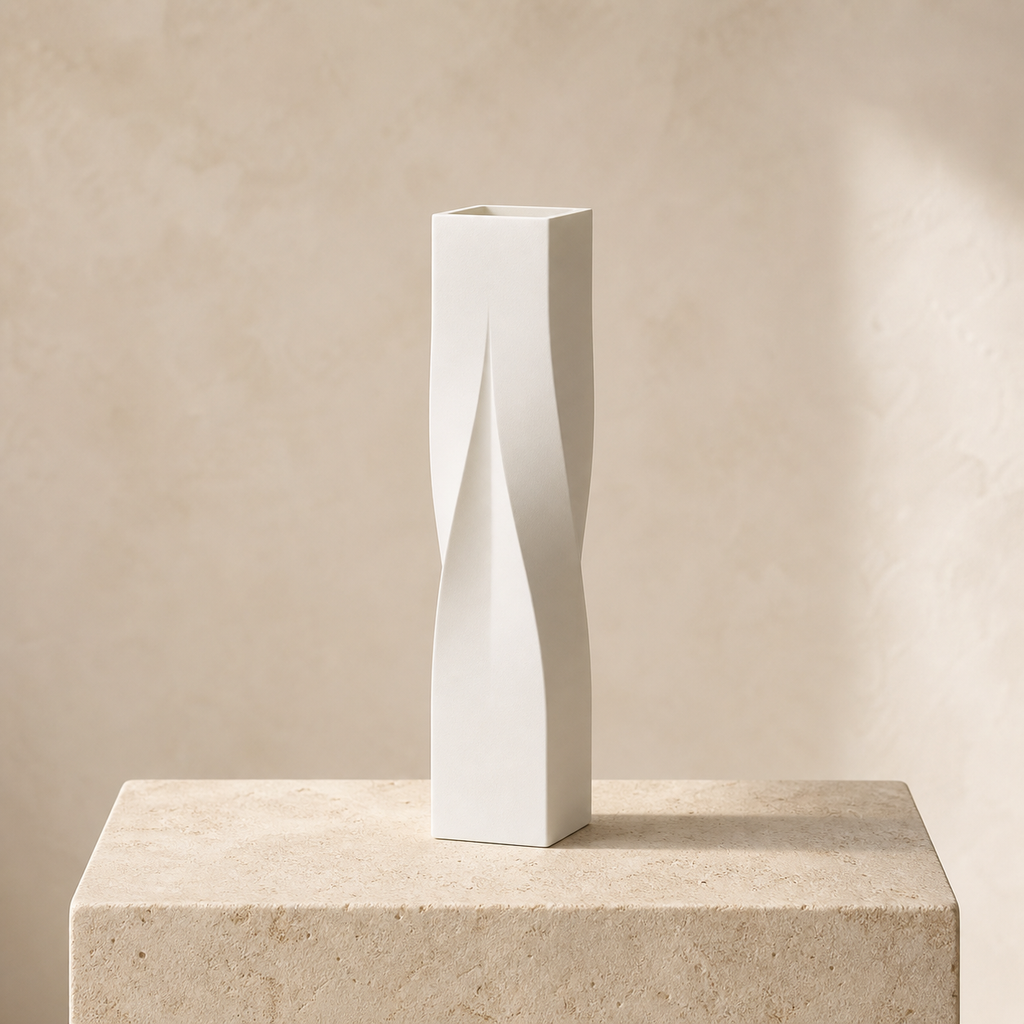 Twist Vase – Skulpturale Trockenblumenvase FehnFactory