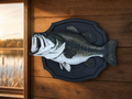 Largemouth Bass – Plastische Fisch-Wandskulptur FehnFactory