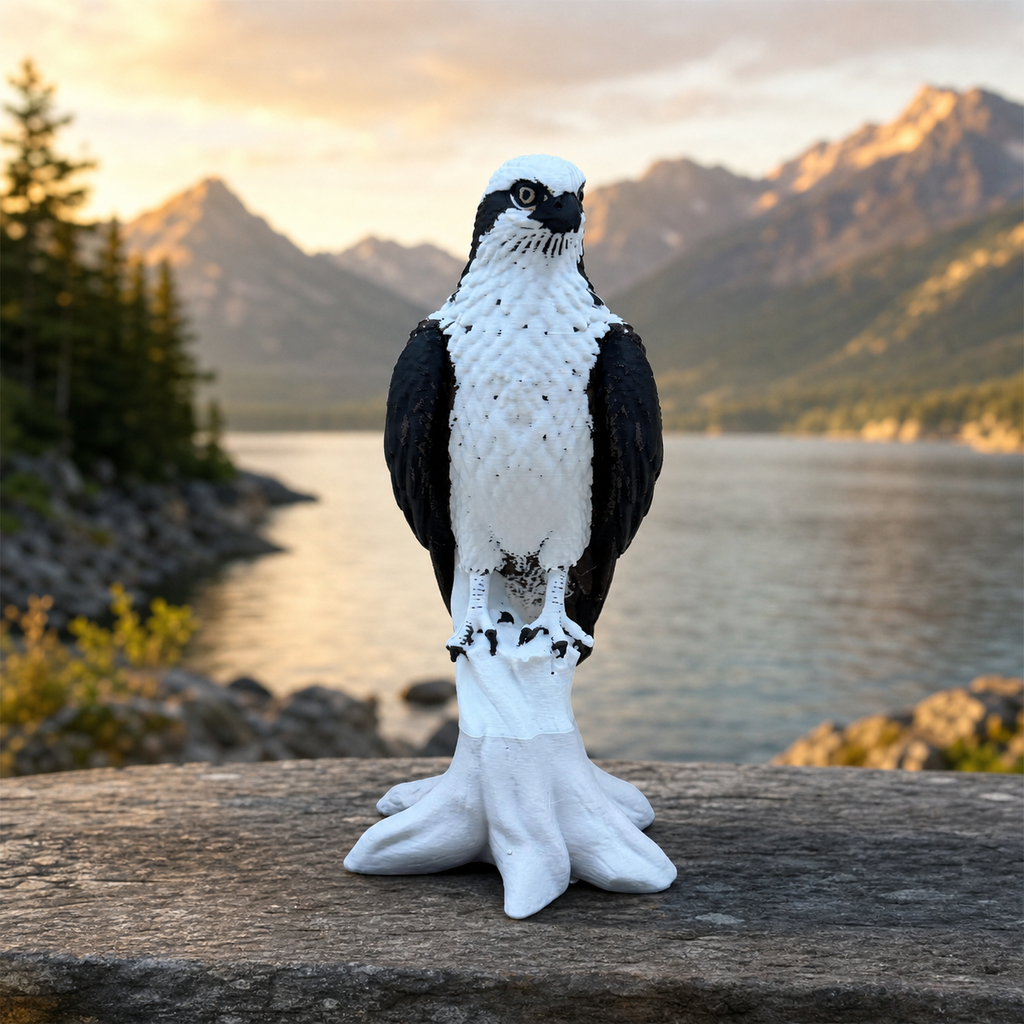 High Perch Osprey – Freistehende Fischadler-Skulptur FehnFactory