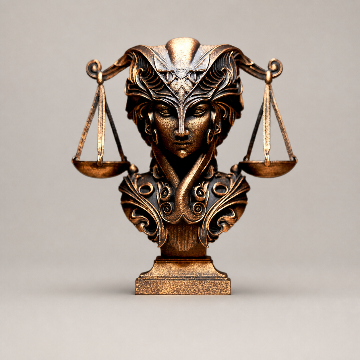 Lady Libra Skulptur – Sternzeichen Waage FehnFactory