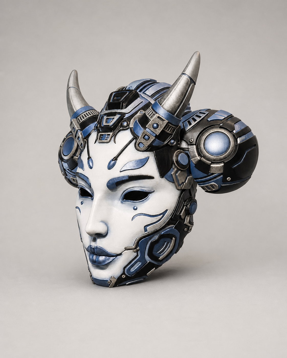 Tetsu Hannya – tragbare Cyber-Yokai-Cosplay-Maske FehnFactory