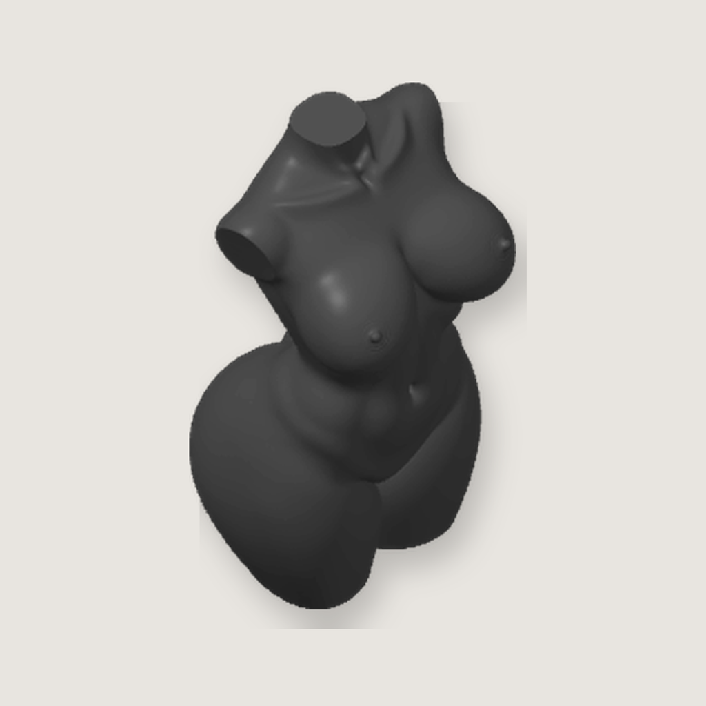 Weibliche Torso-Skulptur – Moderne Körperkunst FehnFactory