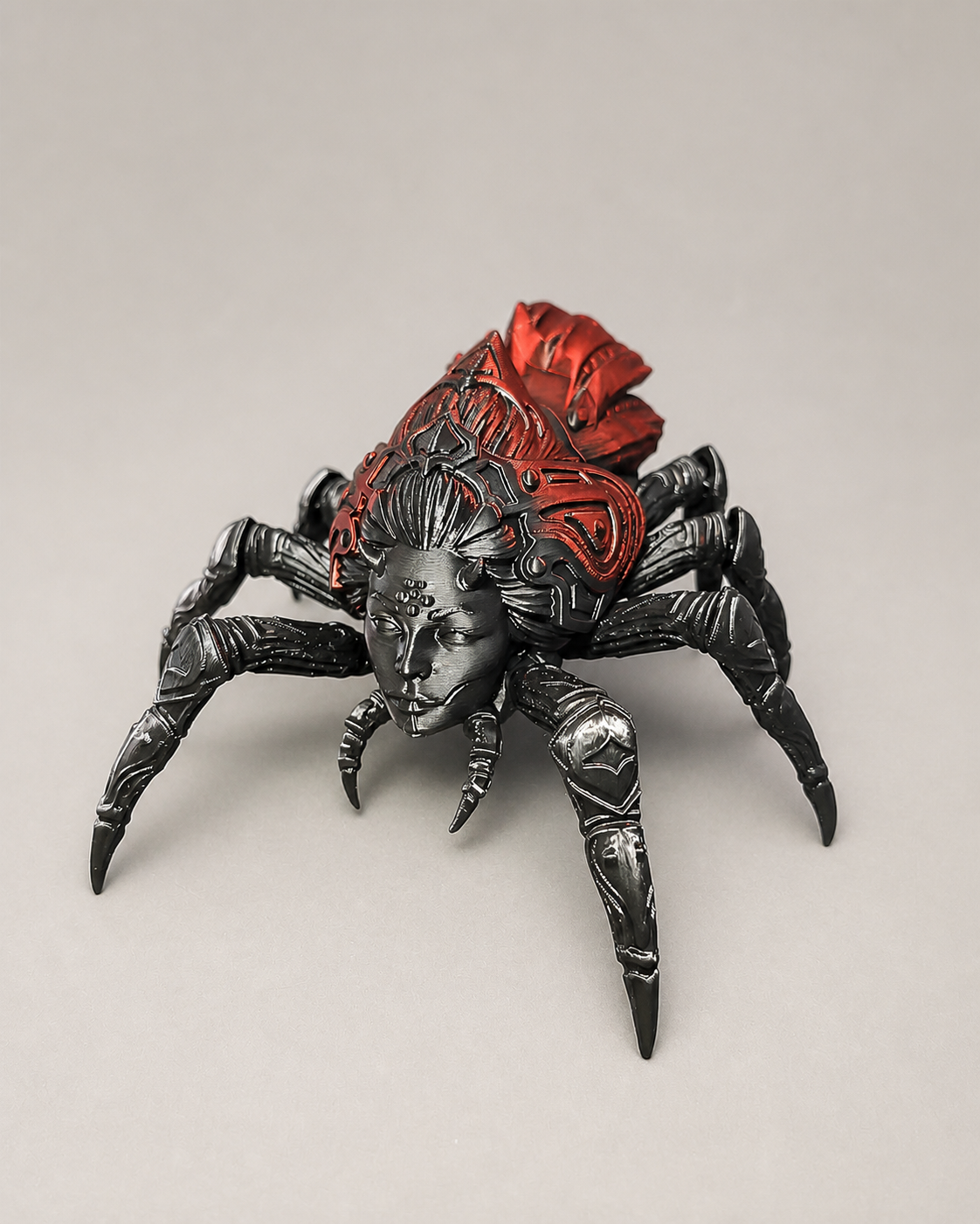 Jorōgumo – bewegliche Yokai-Spinnen-Skulptur FehnFactory