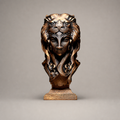 Lady Leo Skulptur – Sternzeichen Löwe FehnFactory