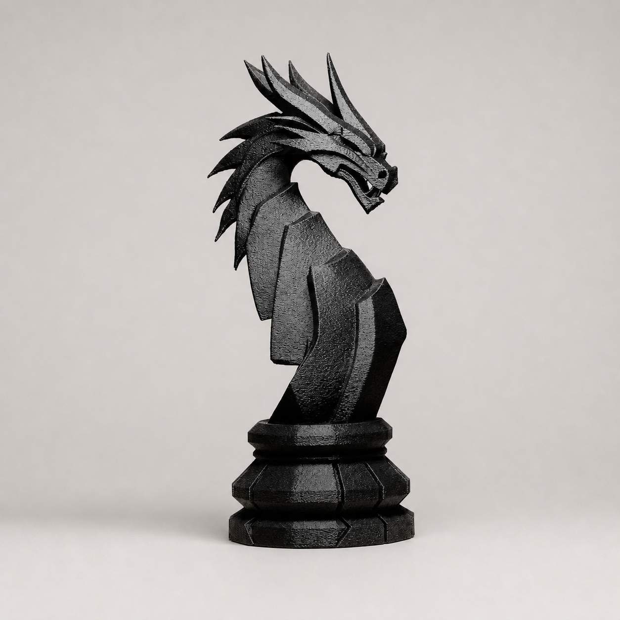 Geometrische Drachenstatuette – Moderner Fantasy-Drache FehnFactory