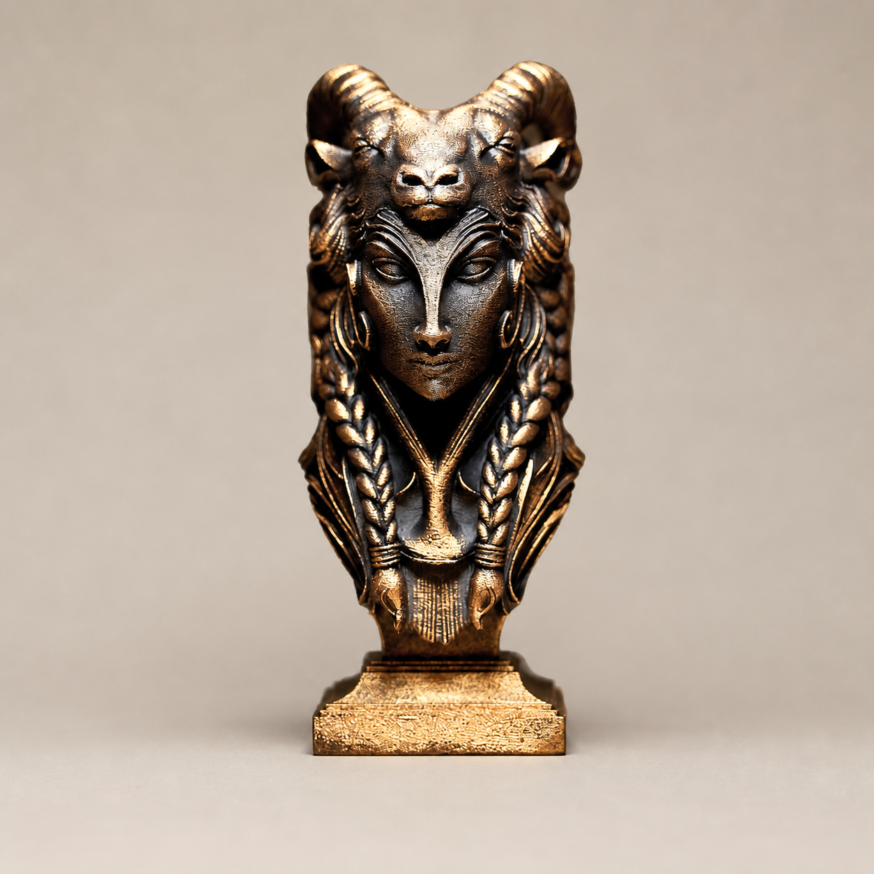 Lady Capricorn Skulptur – Sternzeichen Steinbock FehnFactory