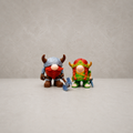 Flexi Factory Wikinger-Gnome – Wikinger, Prinzessin oder Paar FehnFactory