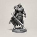 Fantasy-Kriegerin mit Schwert – Gepanzerte Warrior Lady FehnFactory