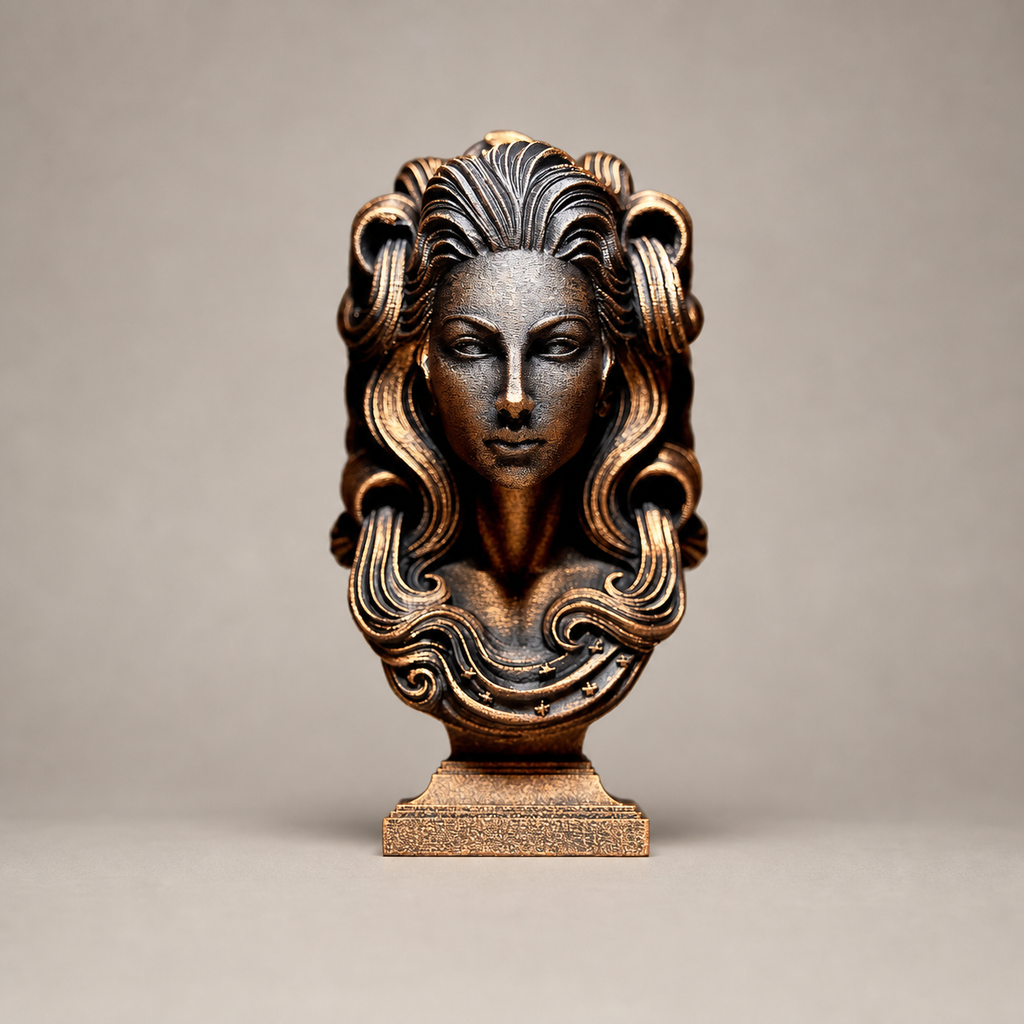 Lady Aquarius Skulptur – Sternzeichen Wassermann FehnFactory